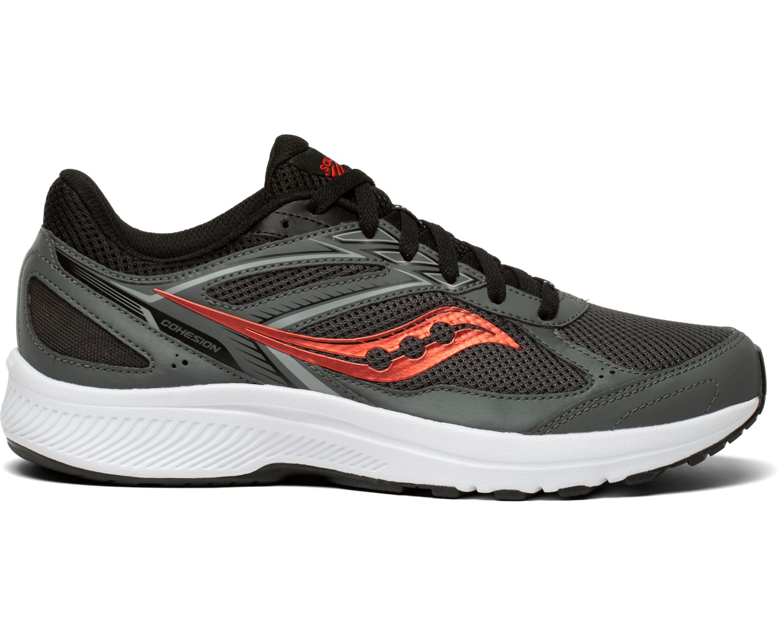 Saucony Cohesion 14 Men\'s Running Shoes Grey / Black | Canada 453AHKP